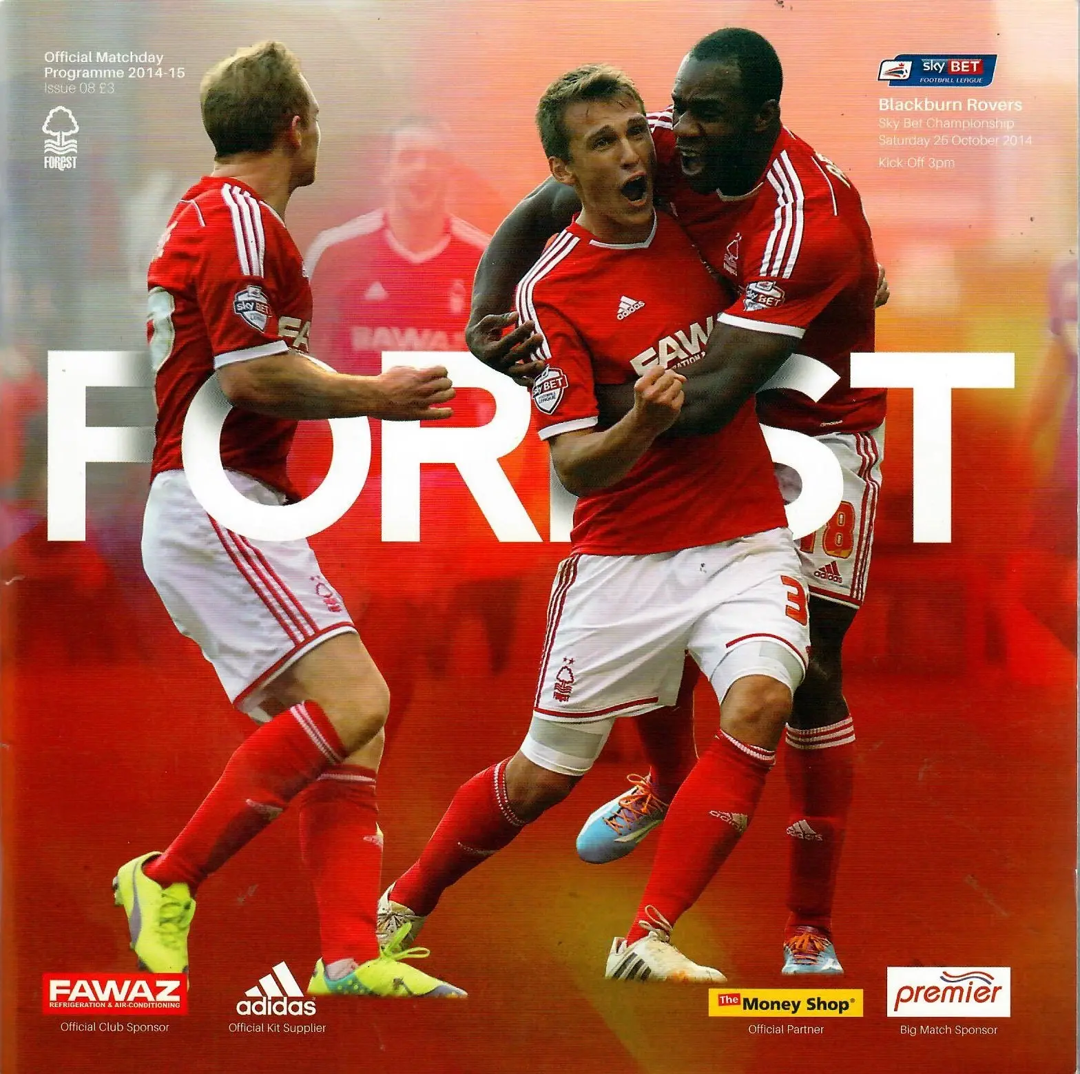 Nottingham Forest vs. Blackburn Rovers (October 25, 2014)