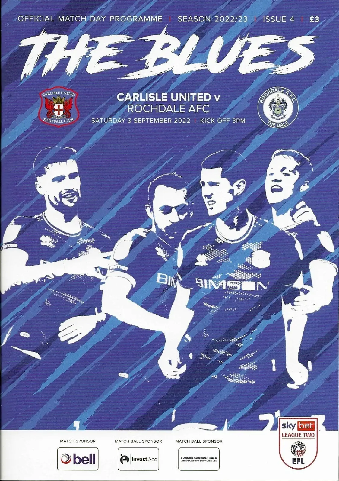 Carlisle United vs. Rochdale (September 3, 2022)