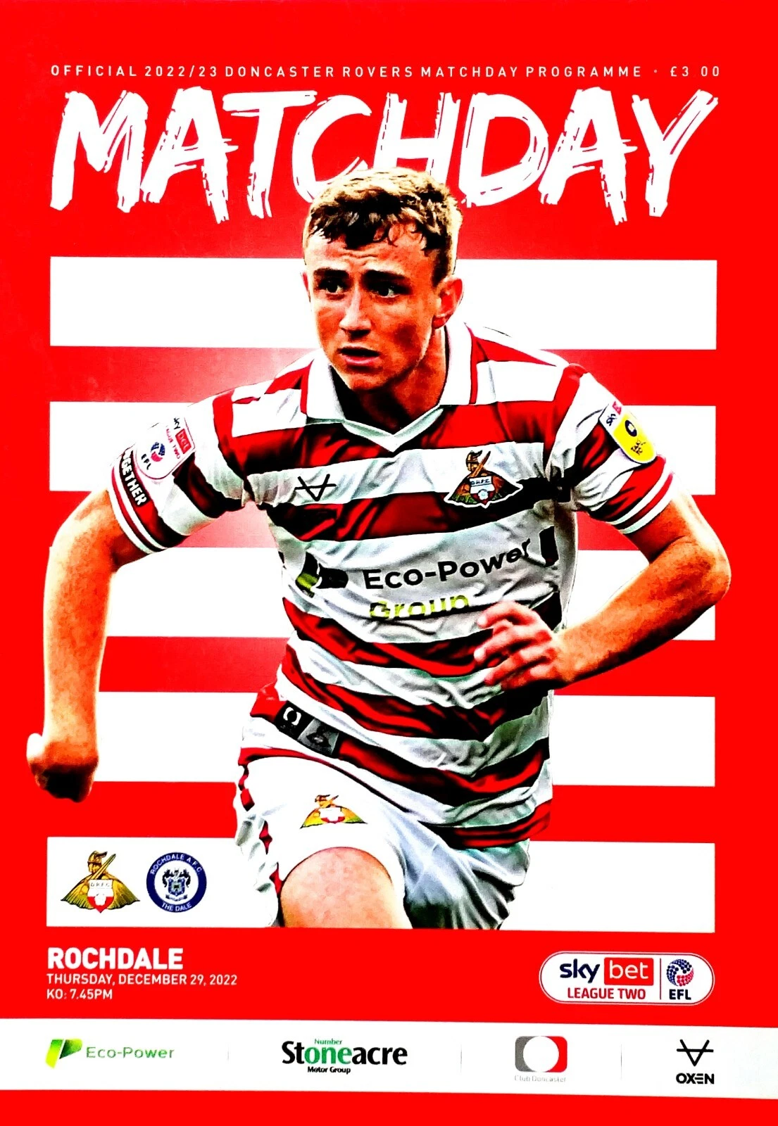 Doncaster Rovers vs. Rochdale (December 29, 2022)