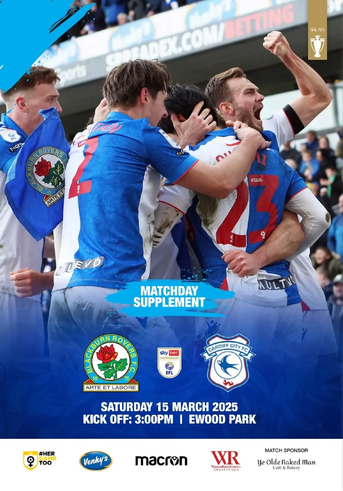 Blackburn Rovers vs. Cardiff City (March 15, 2025)