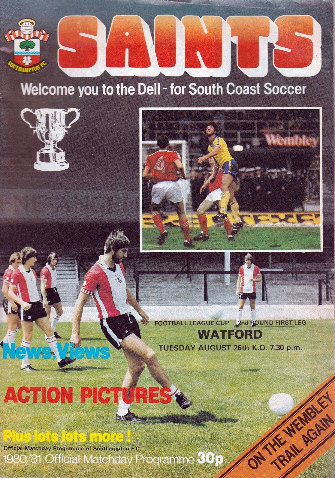 Southampton vs. Watford (August 26, 1980)