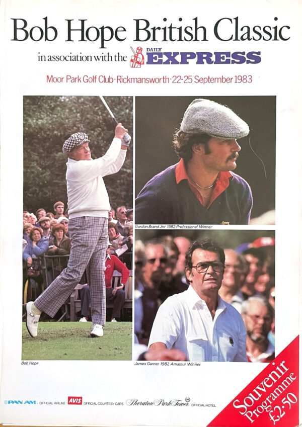 1983 Bob Hope British Classic program