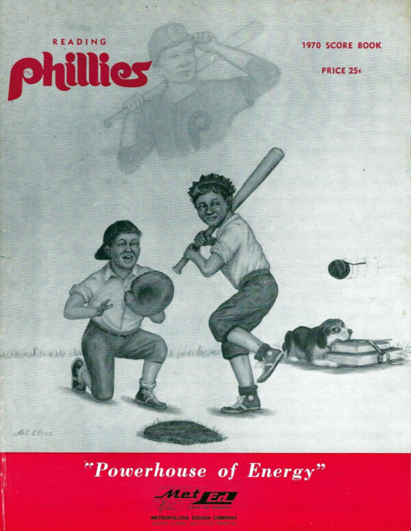 1970 Reading Phillies program