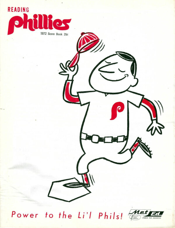 1972 Reading Phillies program
