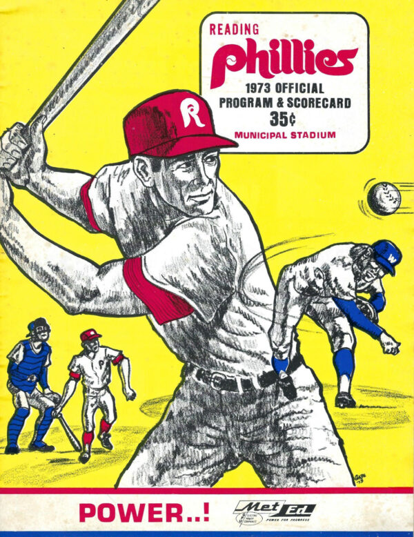 1973 Reading Phillies program