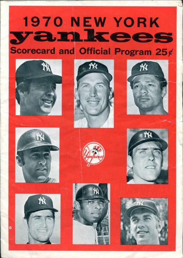 1970 New York Yankees program