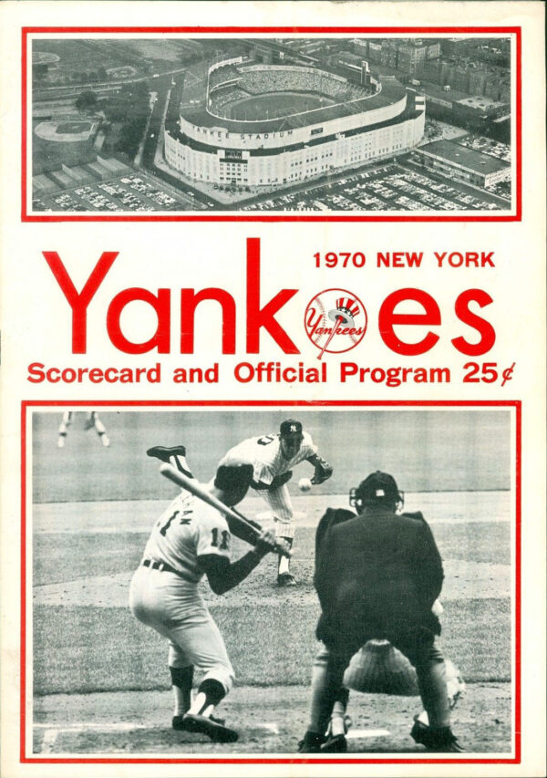 1970 New York Yankees program