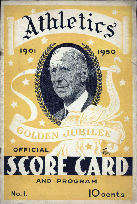 1950 Philadelphia Athletics program