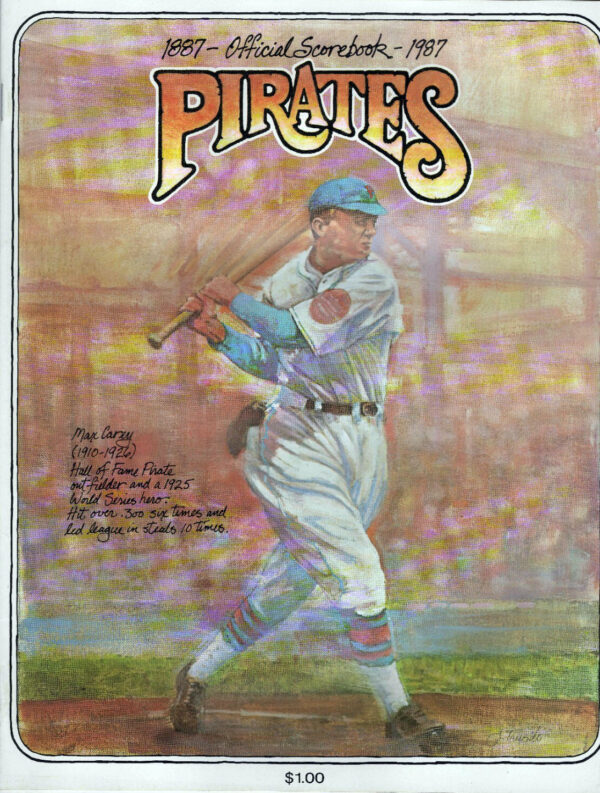 1987 Pittsburgh Pirates program