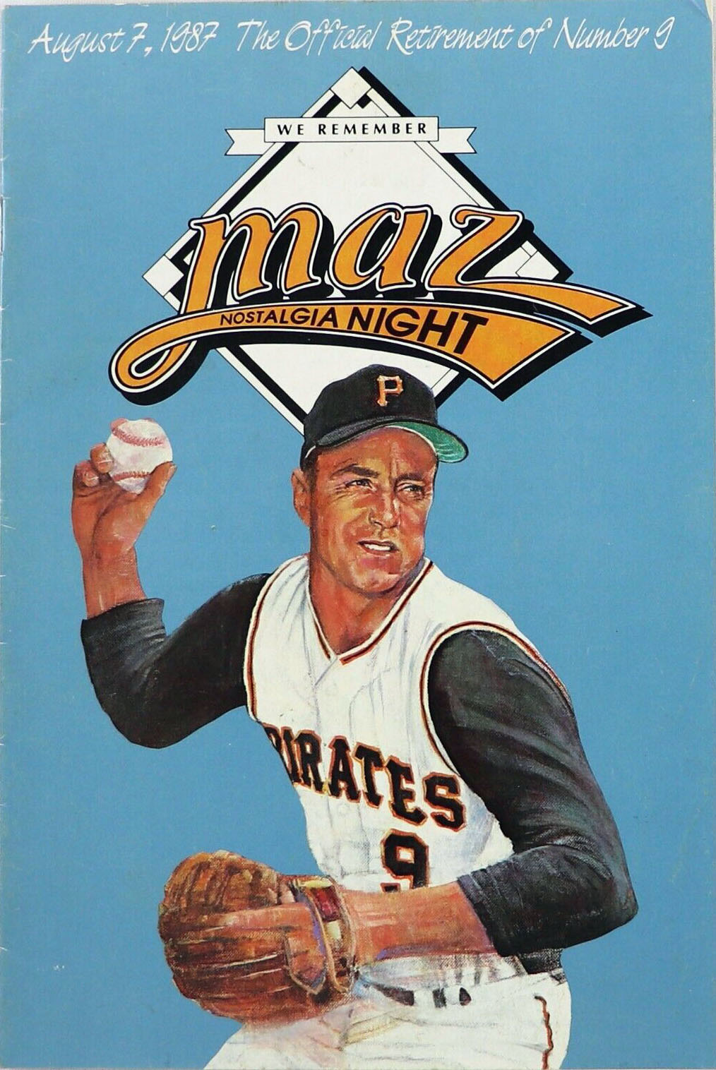 1987 Pittsburgh Pirates program