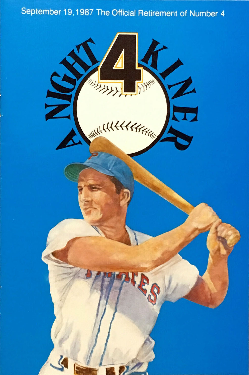 1987 Pittsburgh Pirates program