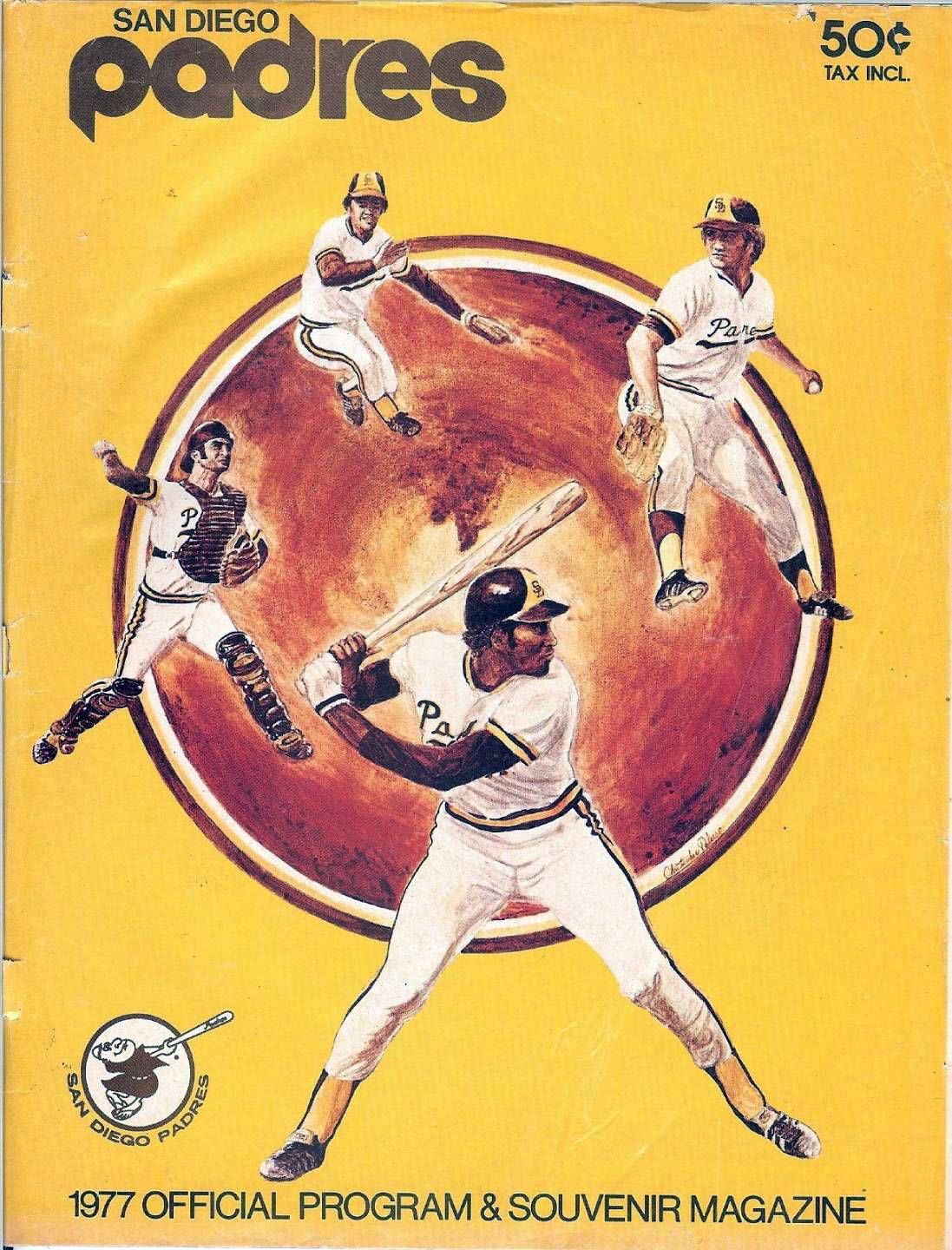 1977 San Diego Padres program