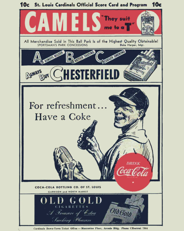 1940 St. Louis Cardinals program