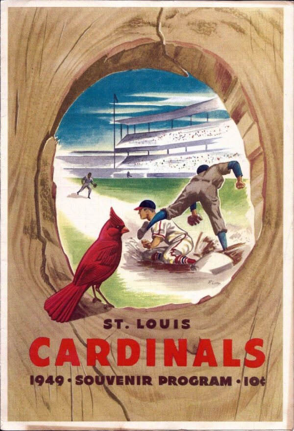1949 St. Louis Cardinals program