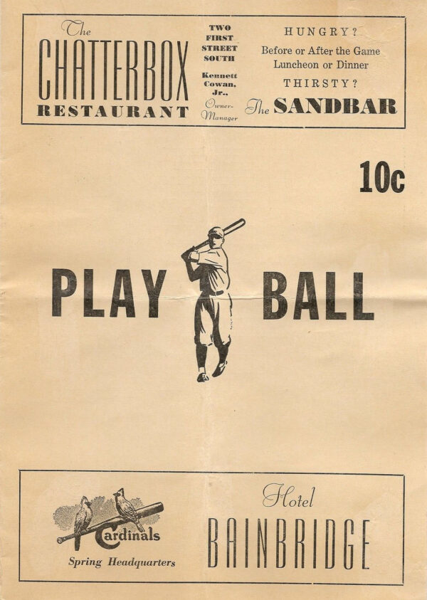 1947 St. Louis Cardinals spring training program