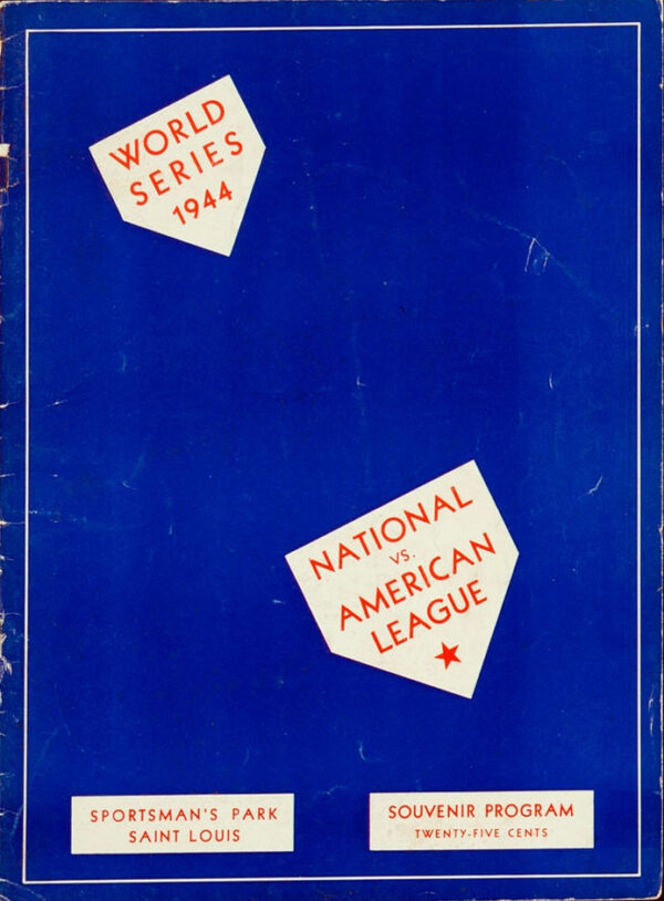 1944 St. Louis Cardinals World Series program
