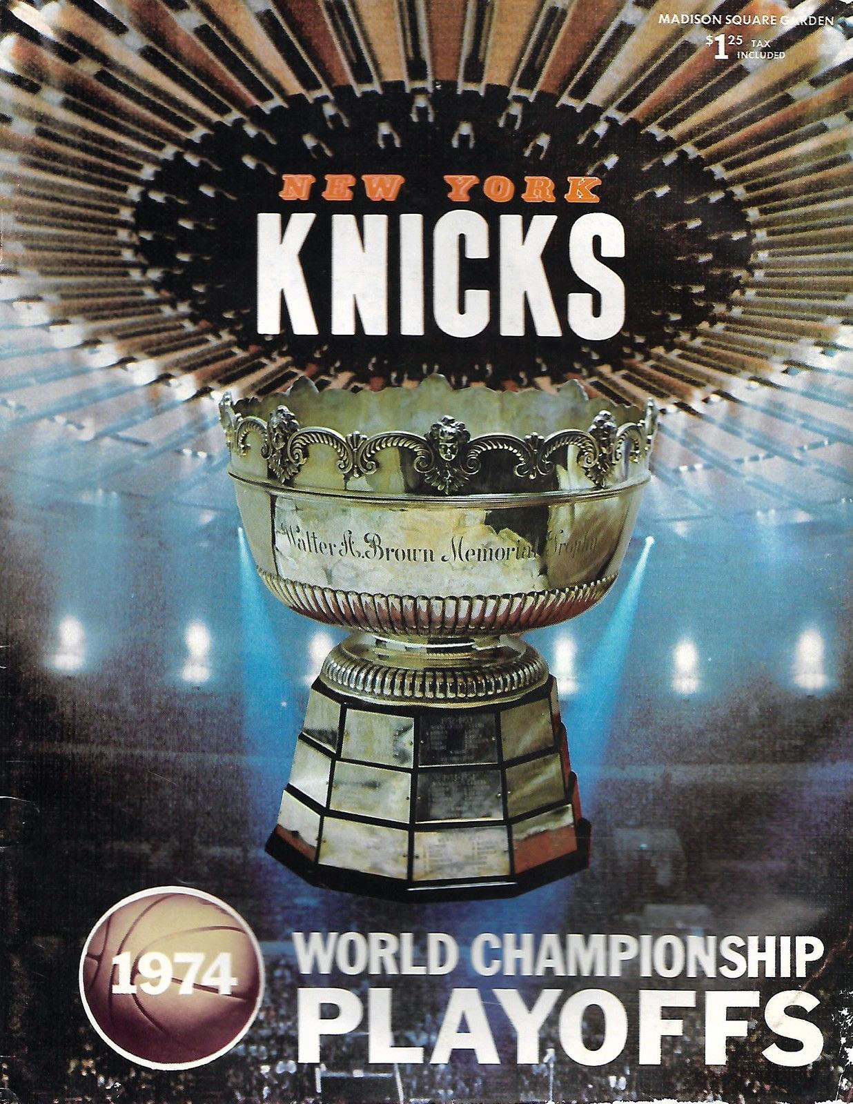 1974 New York Knicks playoff program