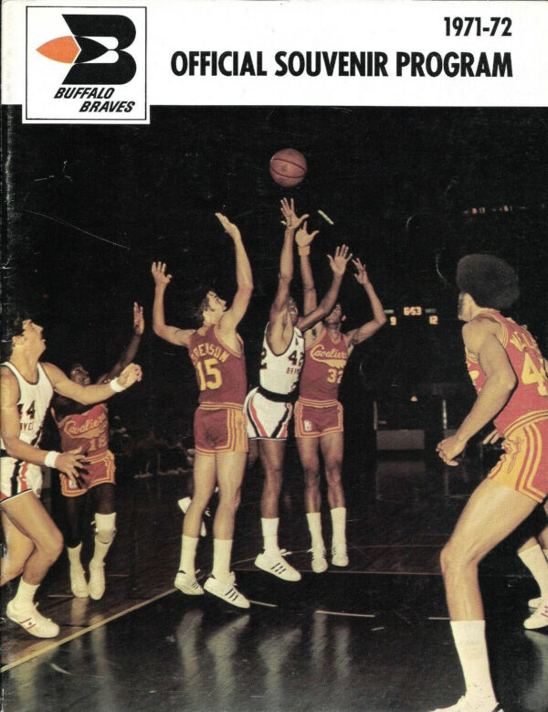1971-72 Buffalo Braves program