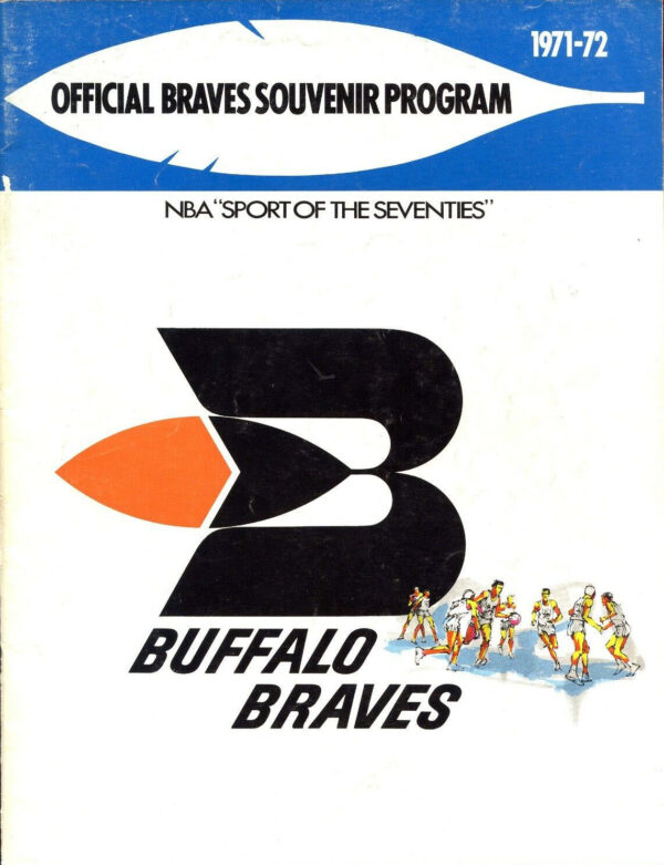 1971-72 Buffalo Braves program