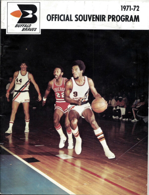 1971-72 Buffalo Braves program