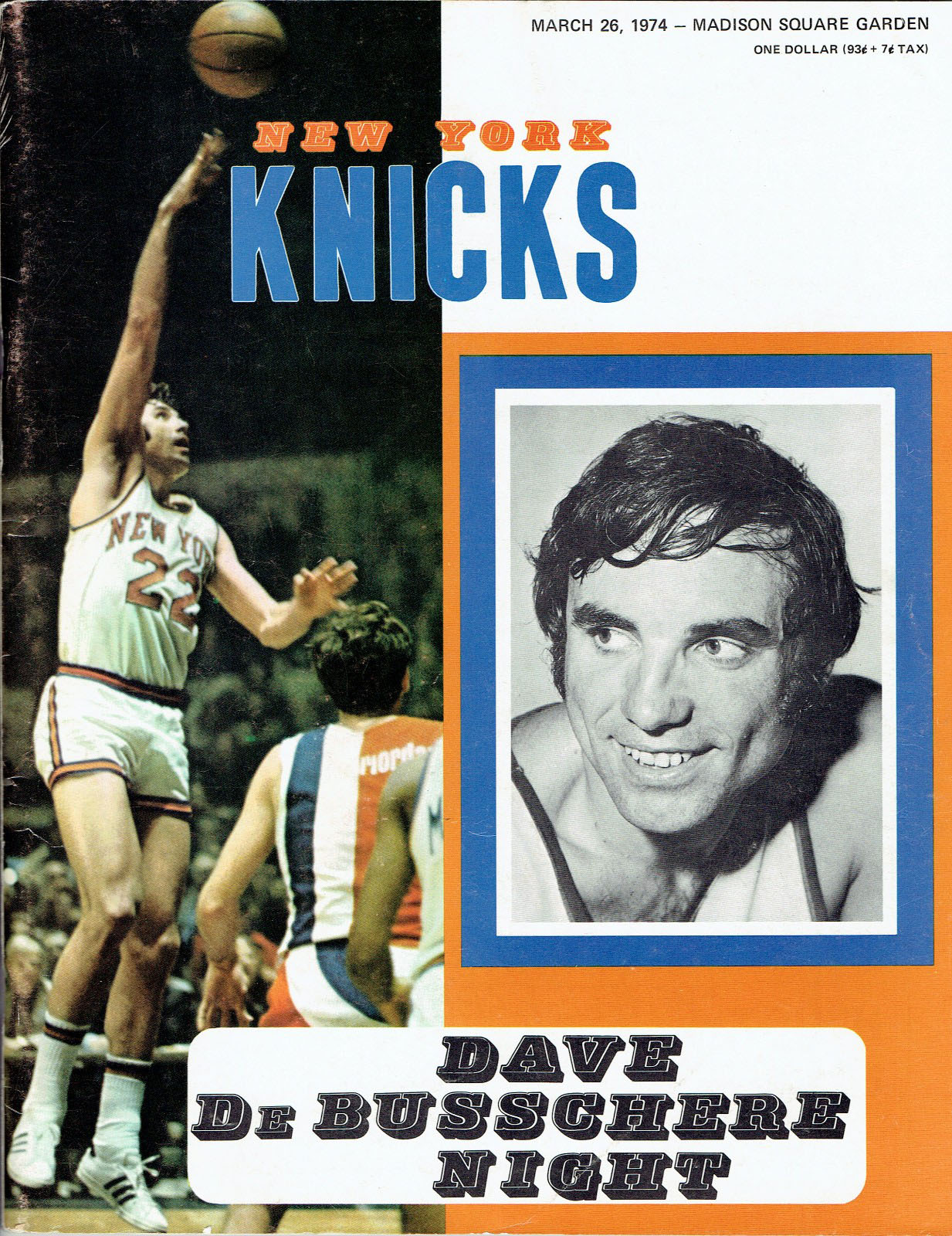 1973-74 New York Knicks program