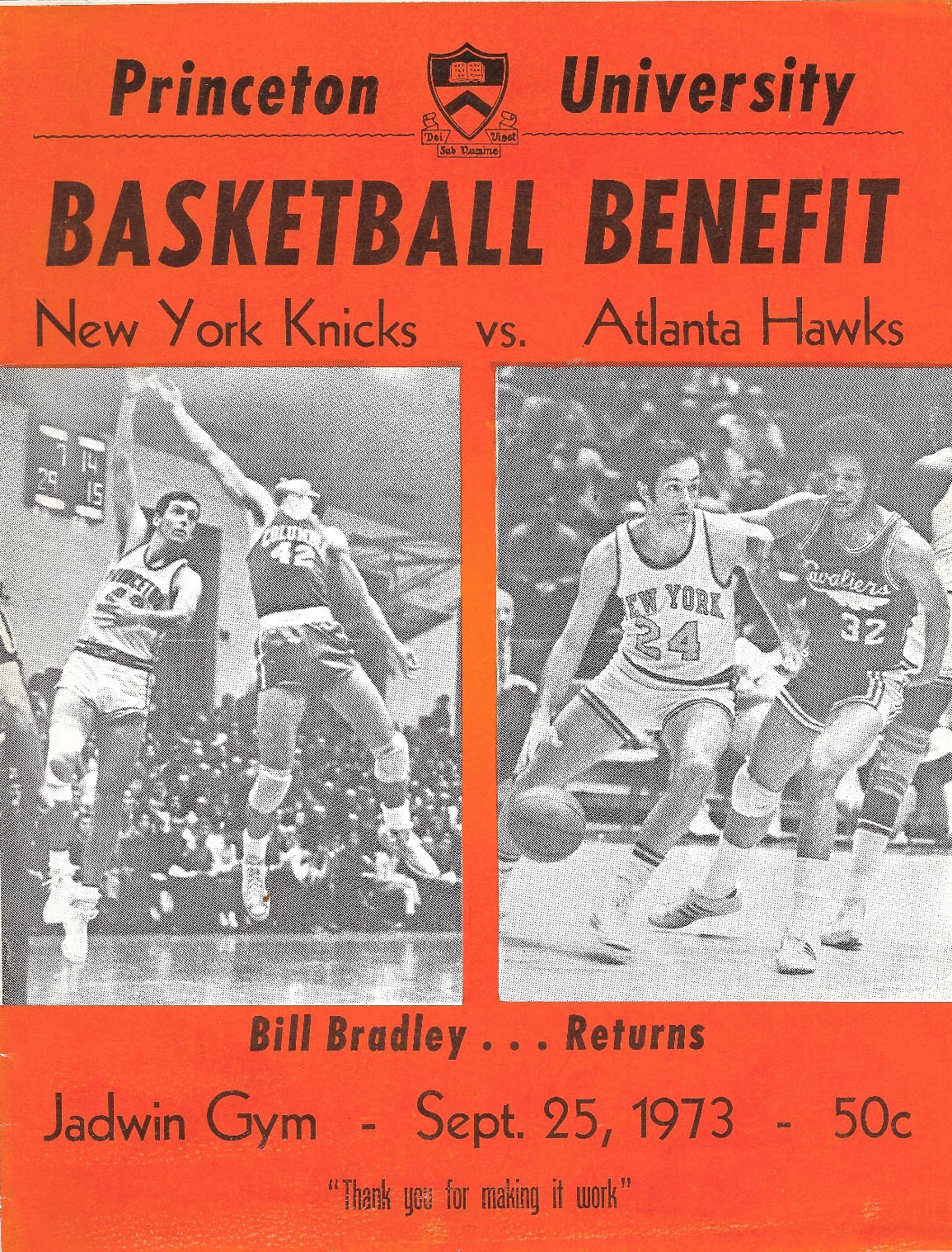 1973-74 New York Knicks program