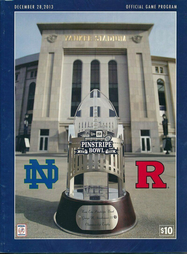 2013 Pinstripe Bowl program
