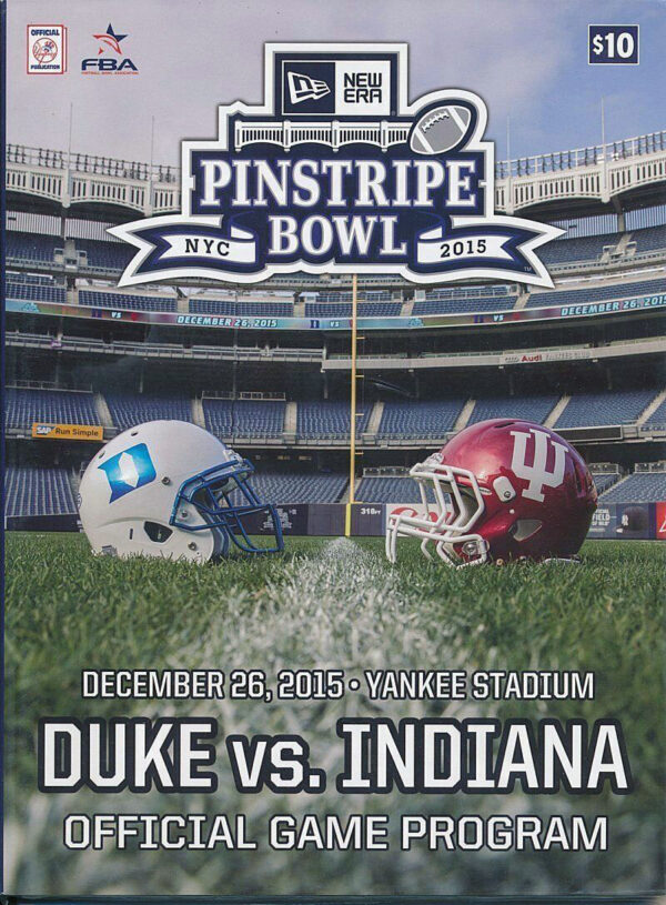 2015 Pinstripe Bowl program