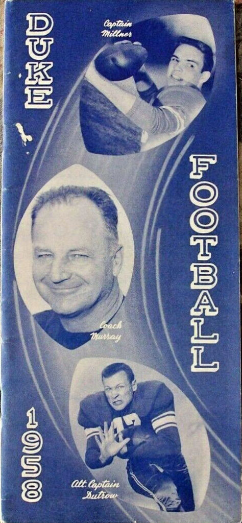 1958 Duke Blue Devils football media guide