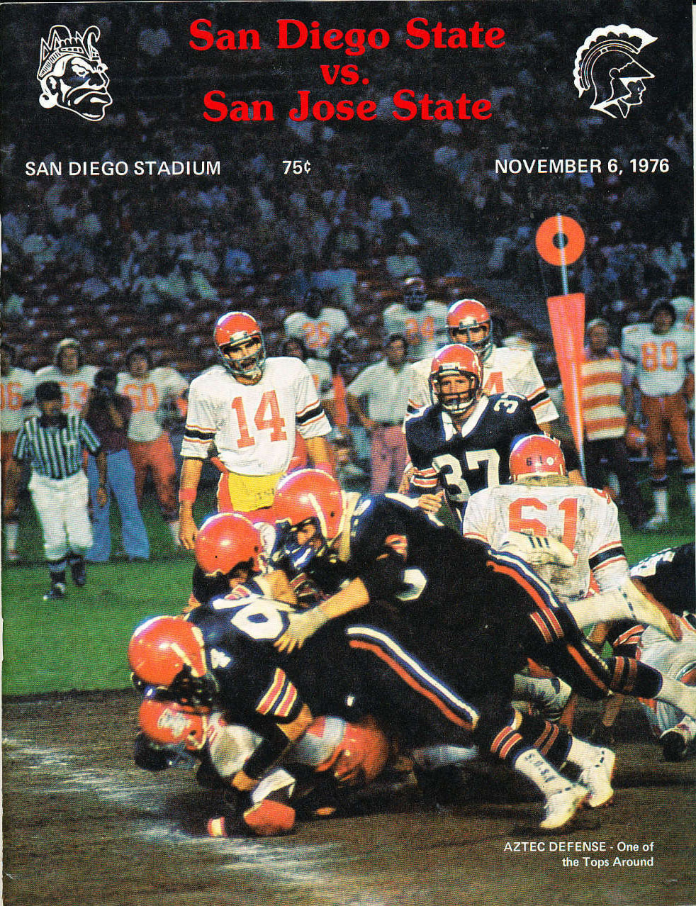 San Diego State Aztecs vs. San Jose State Spartans (November 6, 1976)