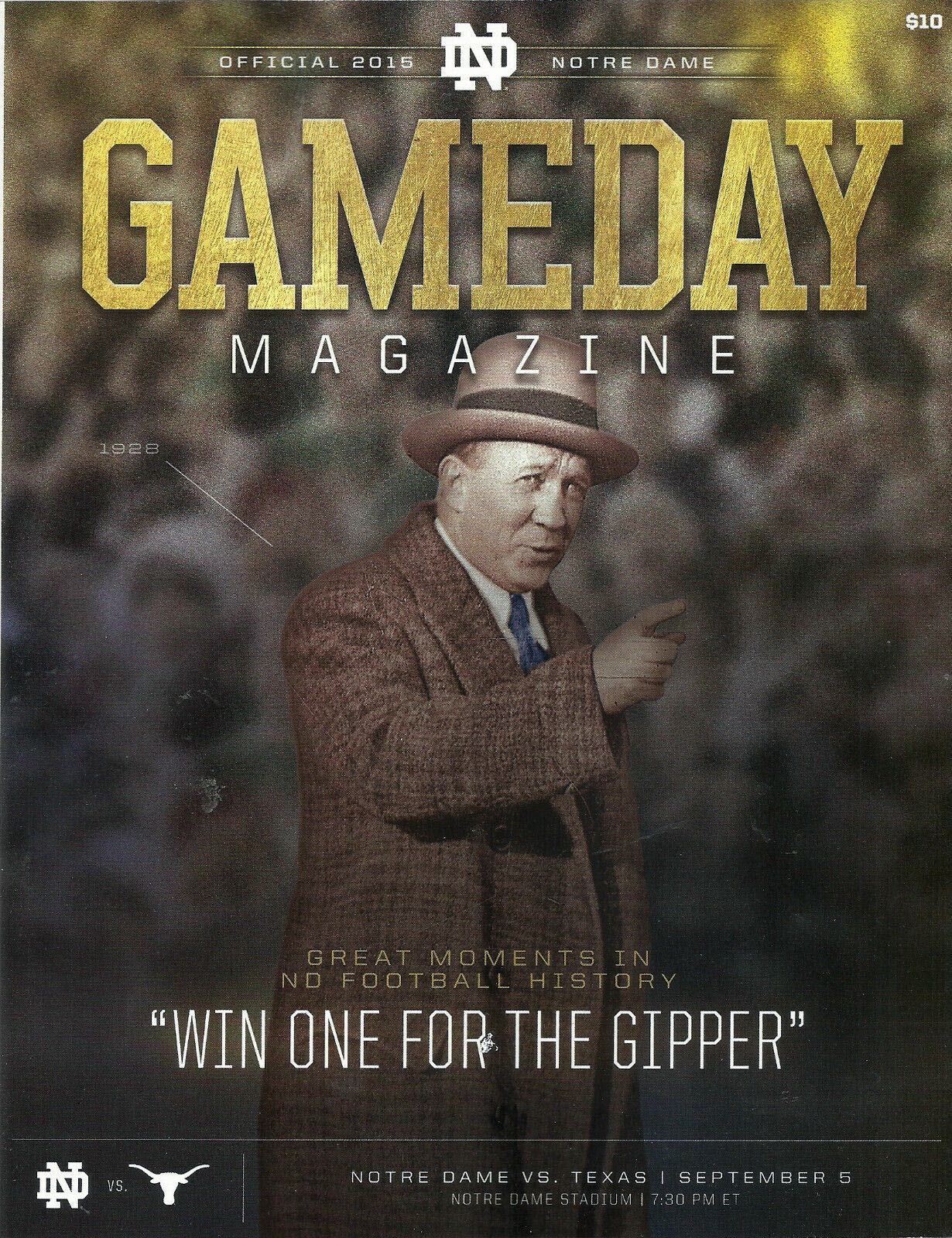 Notre Dame Fighting Irish vs. Texas Longhorns (September 5, 2015)