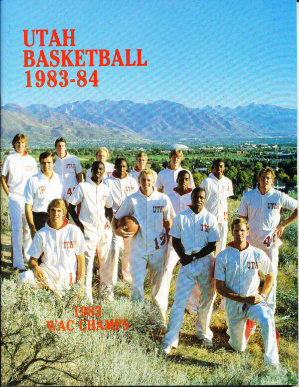 1983-84 Utah Utes men's basketball media guide