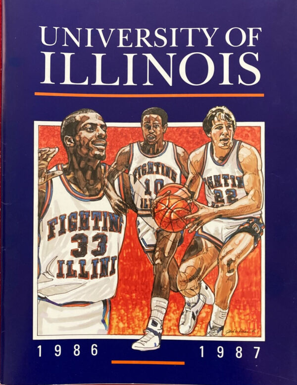 1986-87 Illinois Fighting Illini Men's Basketball media guide