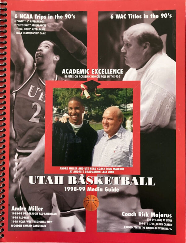 1998-99 Utah Utes men's basketball media guide