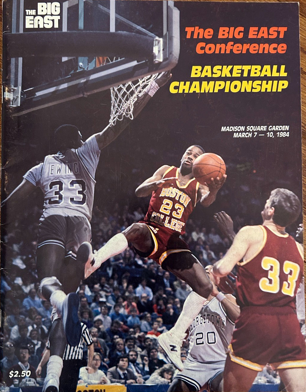 1984 Big East men's basketball tournament program