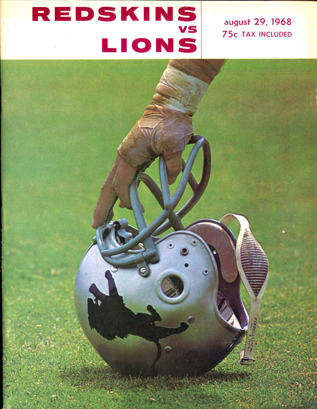 Washington Redskins vs. Detroit Lions (August 29, 1968)