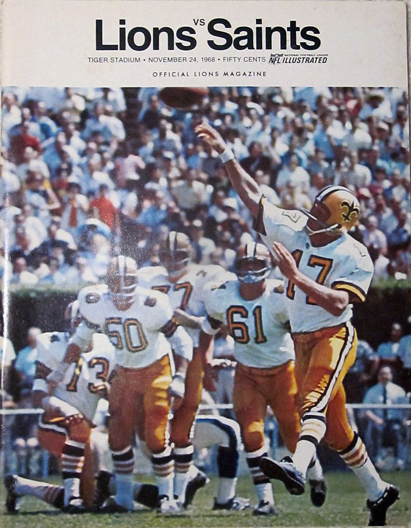 Detroit Lions vs. New Orleans Saints (November 24, 1968)