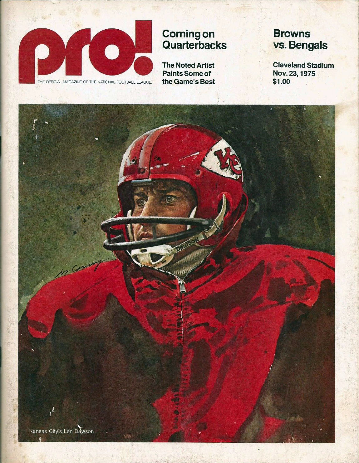 Cleveland Browns vs. Cincinnati Bengals (November 23, 1975)