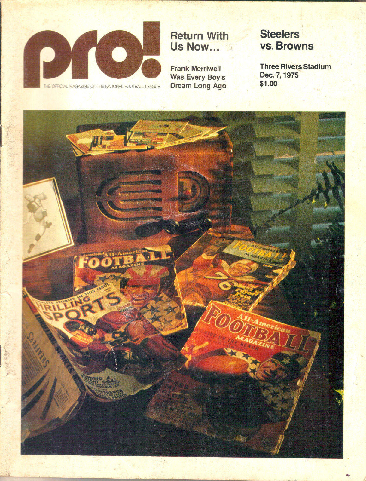 Pittsburgh Steelers vs. Cleveland Browns (December 7, 1975)