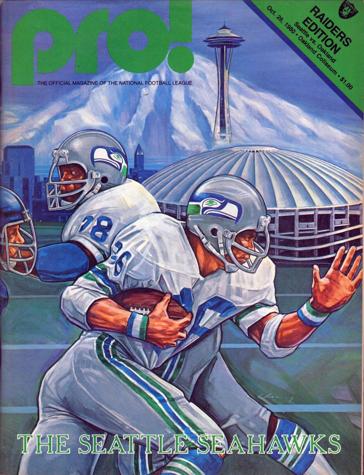 Oakland Raiders vs. Seattle Seahawks (October 26, 1980)
