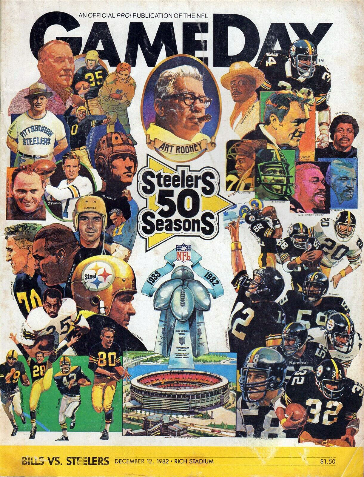 Buffalo Bills vs. Pittsburgh Steelers (December 12, 1982)