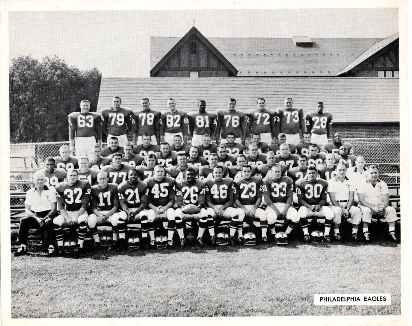 1958 Philadelphia Eagles Team Photo