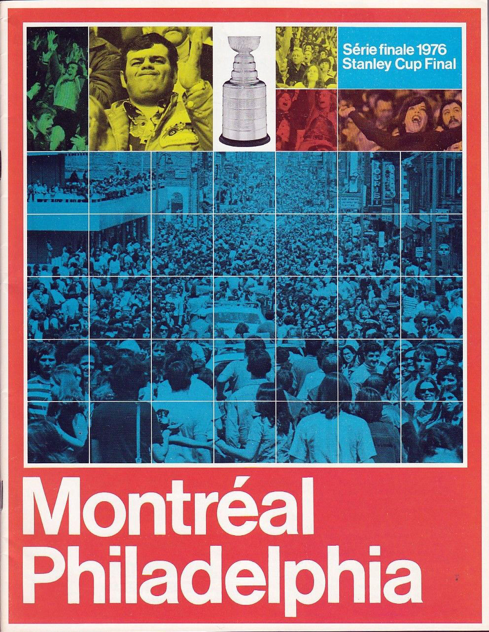 1976 Montreal Canadiens Stanley Cup Finals program