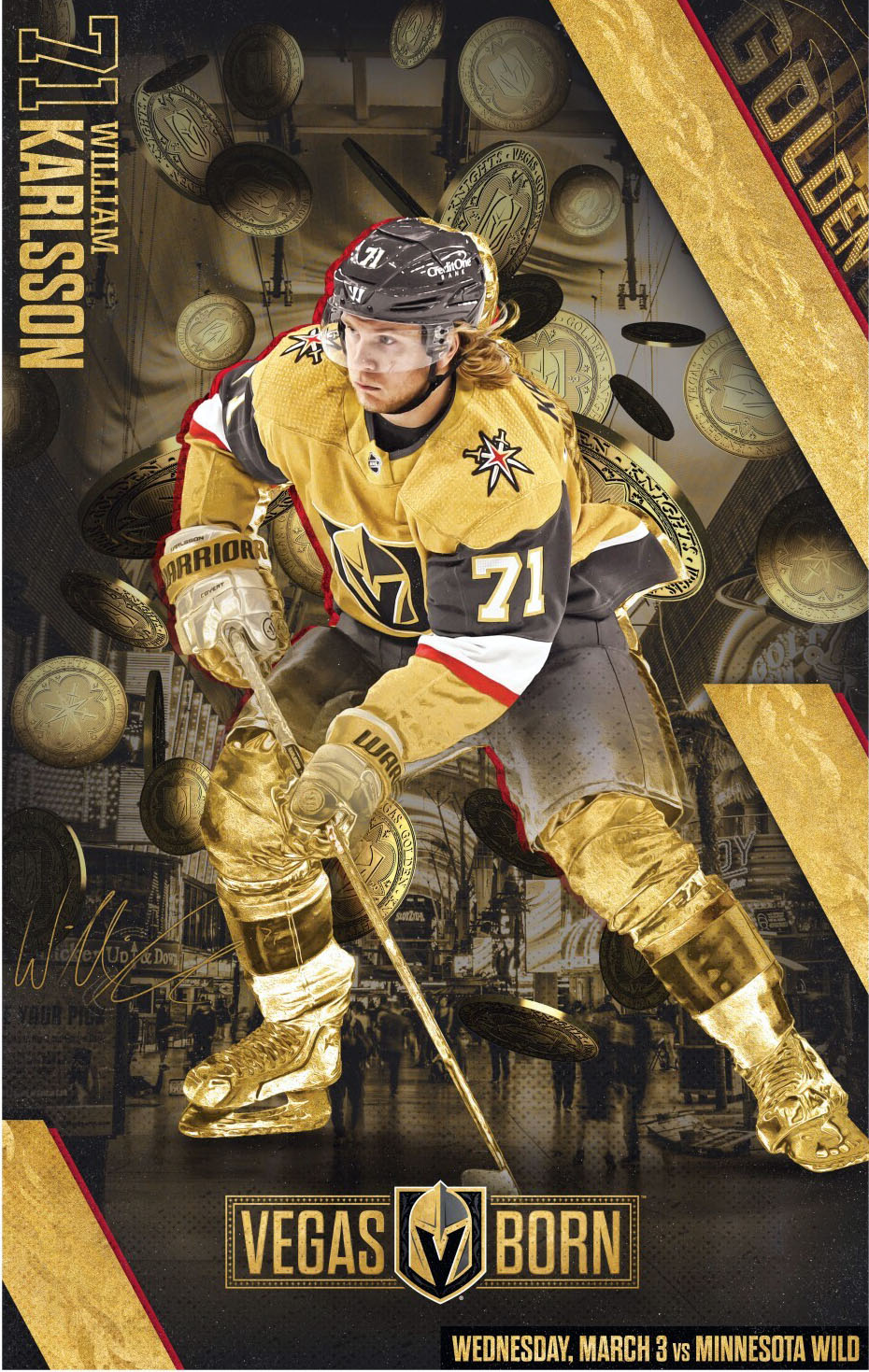 2020-21 Vegas Golden Knights poster
