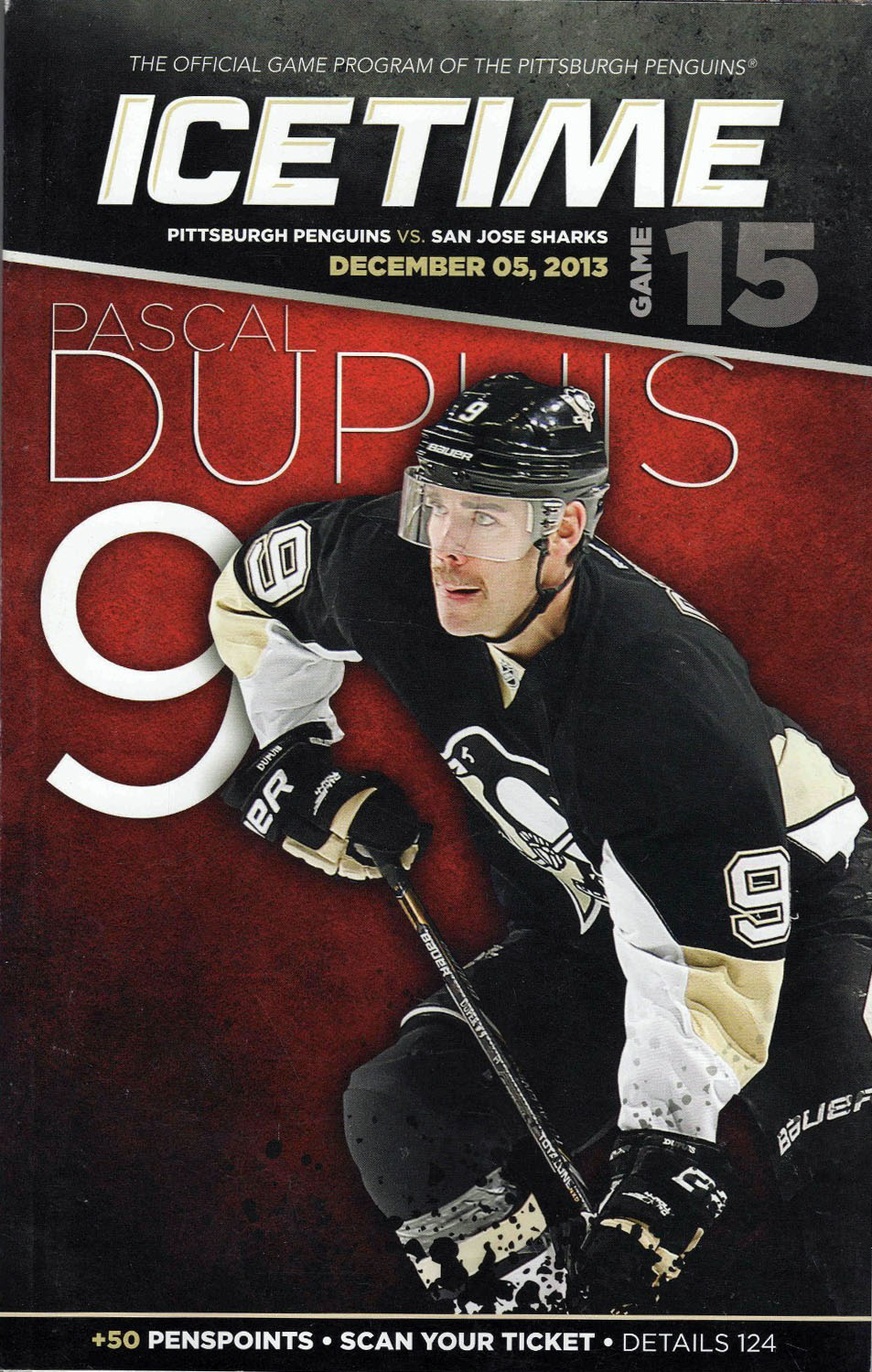 2013-14 Pittsburgh Penguins program