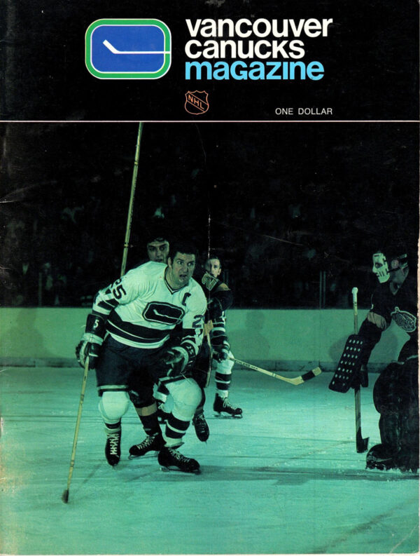 1971-72 Vancouver Canucks program