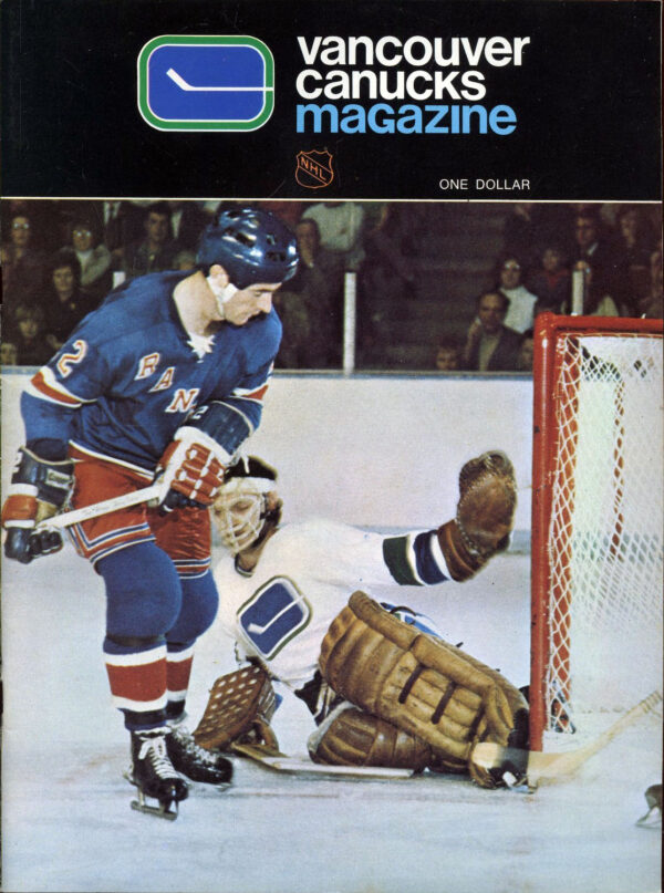 1971-72 Vancouver Canucks program