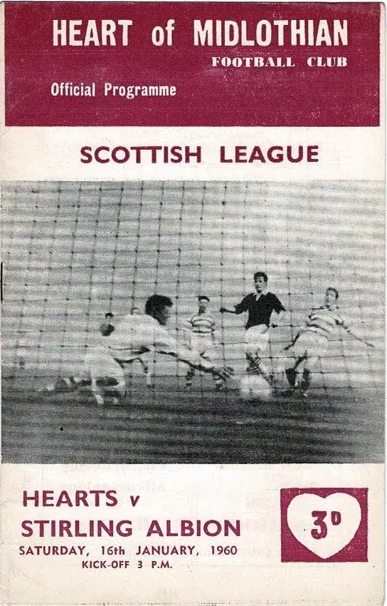 Heart of Midlothian vs. Stirling Albion (January 16, 1960)
