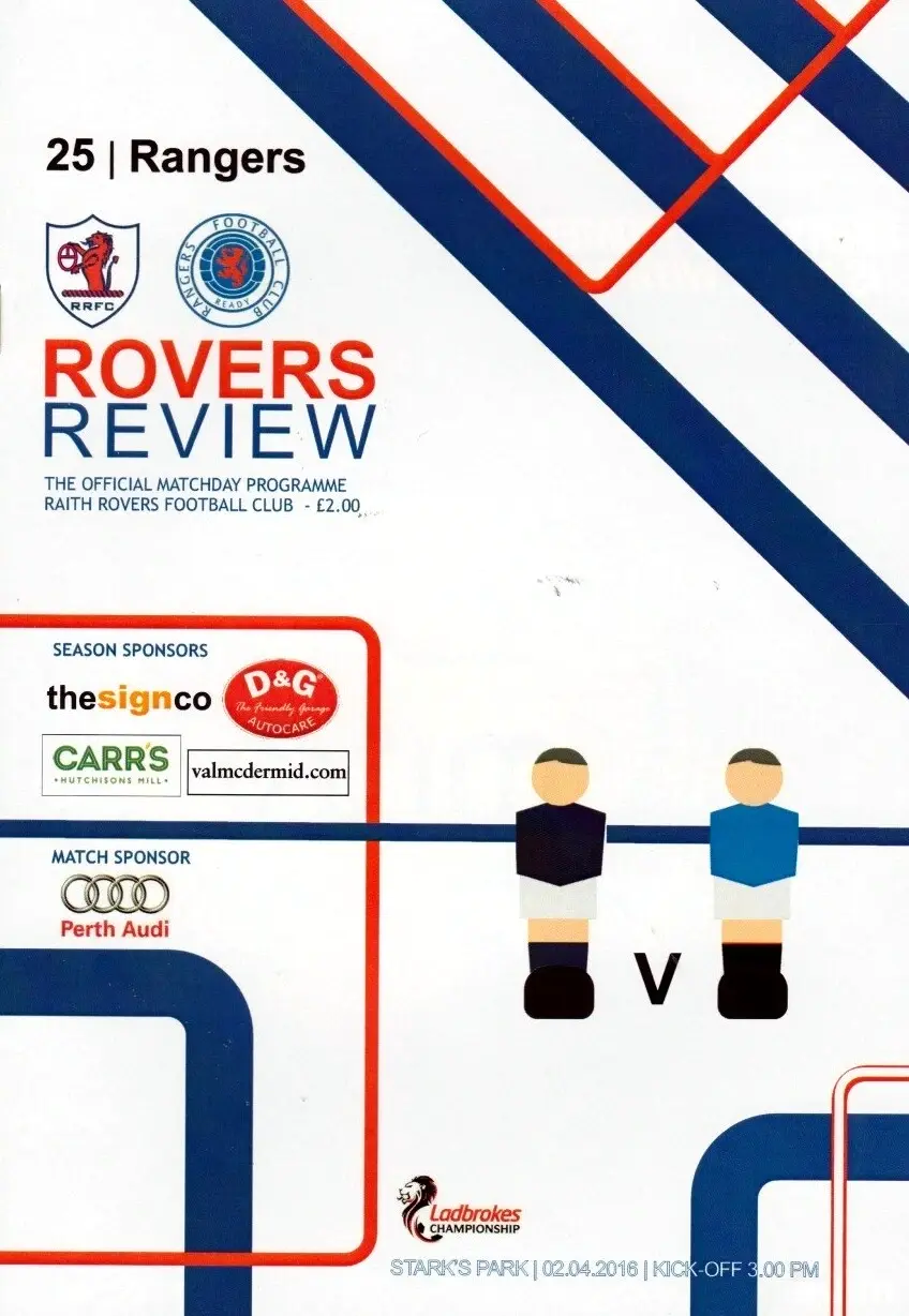 Raith Rovers vs. Rangers (April 2, 2016)