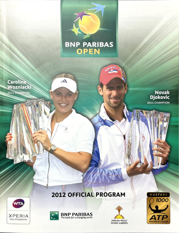 2012 BNP Paribas Open program